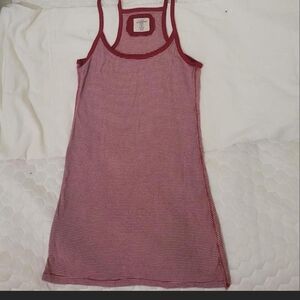 H&M Red Striped Tank Top